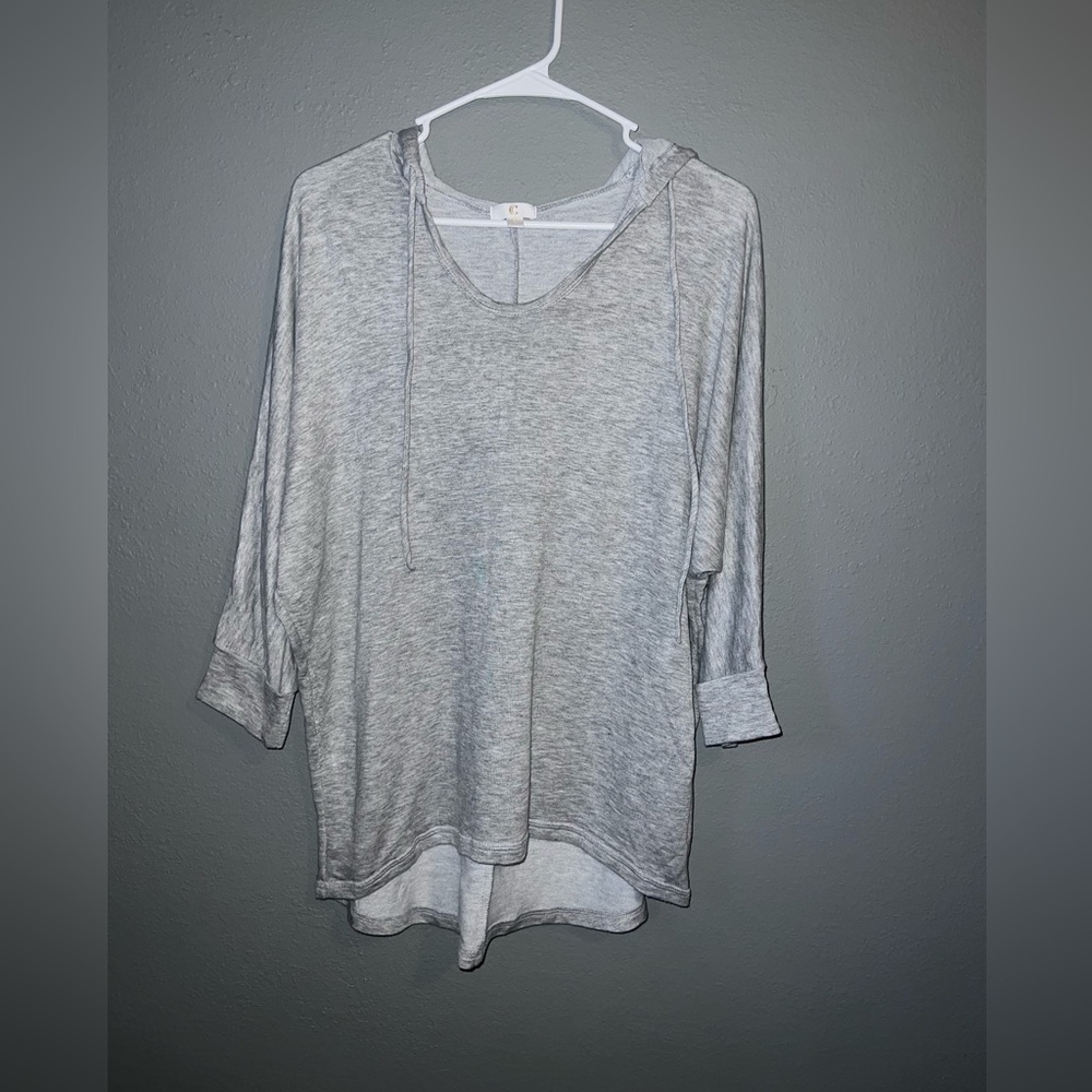 Gray Women's Hoodie Sweatshirt